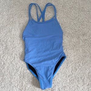 Size 26 Sky Blue Kai Jolyn Onesie Swimsuit